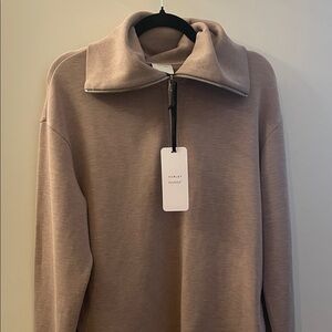 NWT VARLEY Larson Doublesoft Brown Sweatshirt small